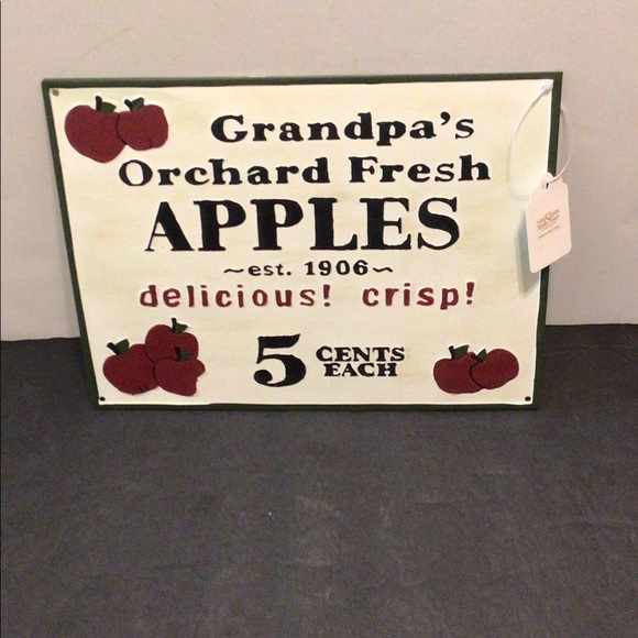 NWT Retro ornate metal sign 8x10 - Picture 2 of 4